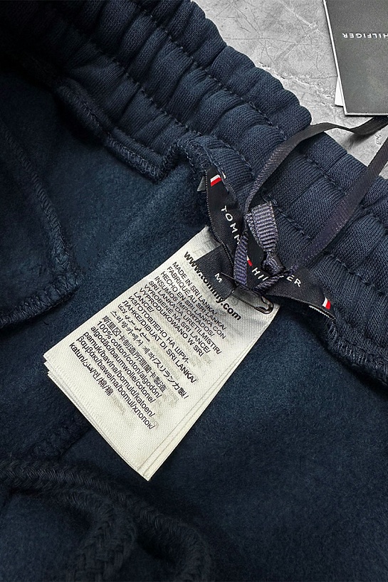 Тёмно-синие штаны на флисе Tommy Hilfiger