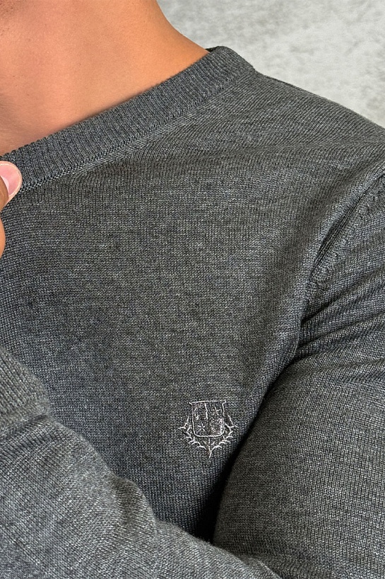 Мужской серый джемпер Loro Piana