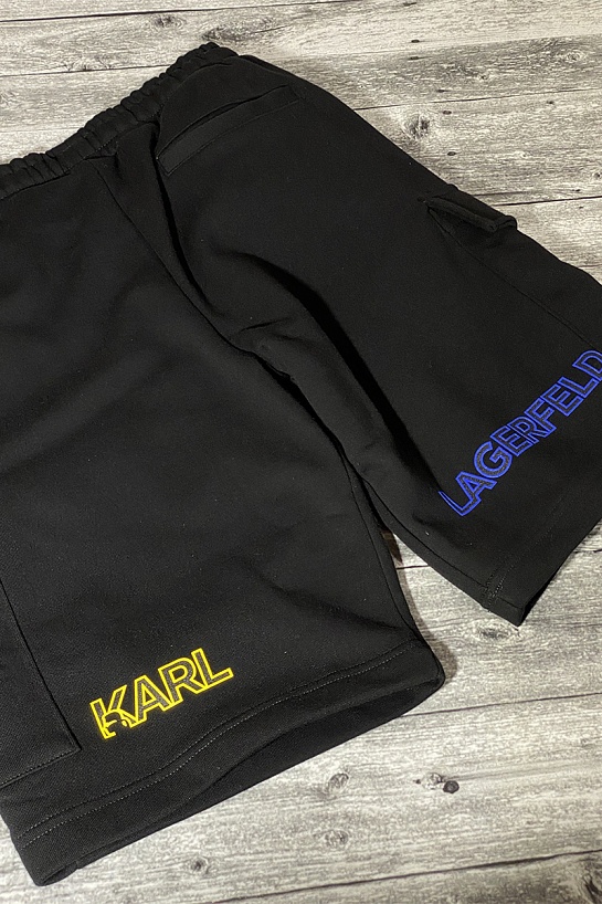 Чёрные мужские шорты Karl Lagerfeld