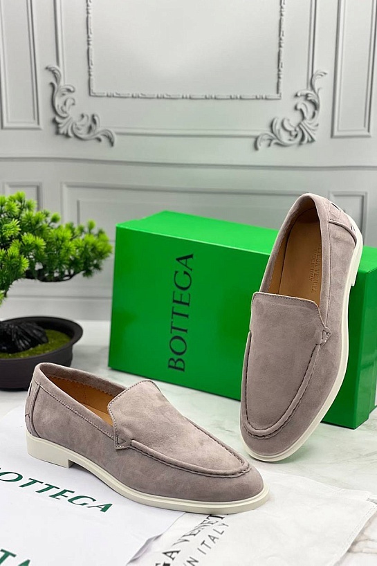 Мужские замшевые лоферы Bottega Veneta