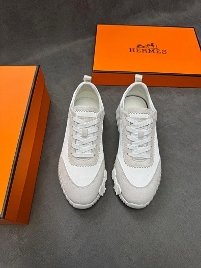Мужские кроссовки Hermes Bouncing - White   