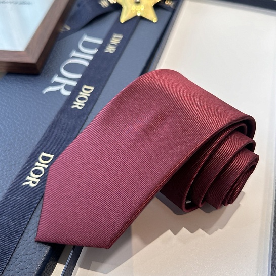 Галстук Dior logo-embroidered premium - Red
