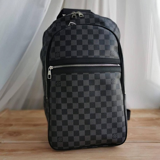 Кожаный рюкзак Louis Vuitton Damier 28x45x18 см   