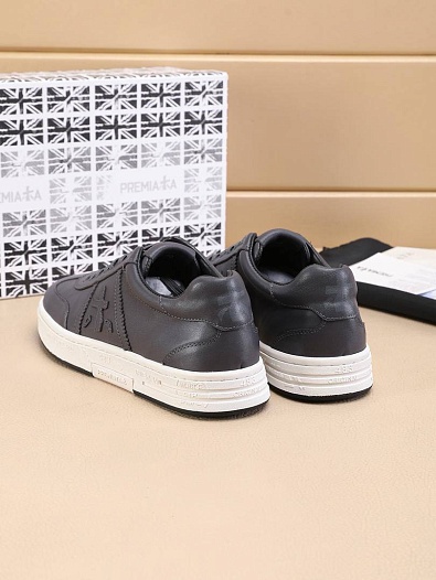 Кожаные кроссовки Premiata Bonnie - Grey   