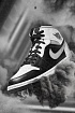 Кроссовки Nike Air Jordan 1 Mid - White / Shadow