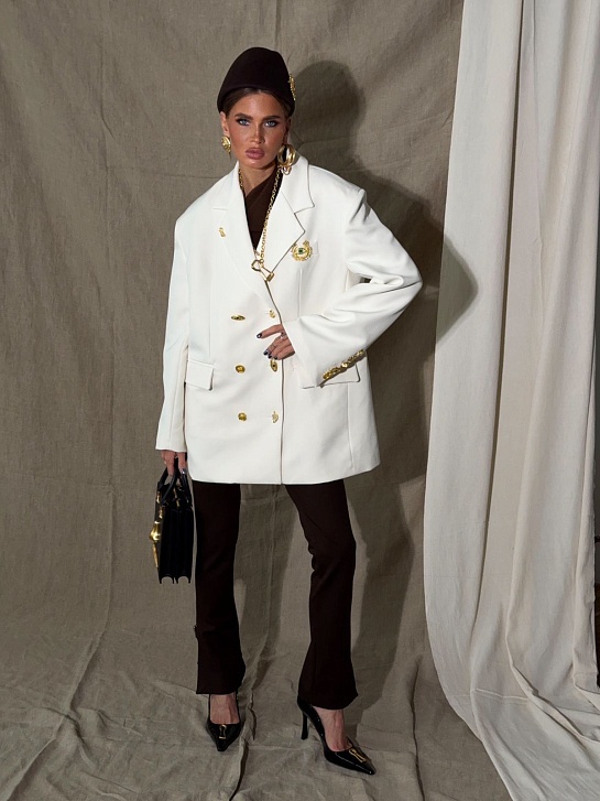 Женский белый пиджак Schiaparelli