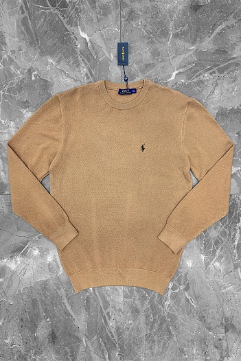 Мужской джемпер Polo Ralph Lauren pony-embroidered - Brown   