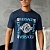 Мужская синяя футболка Versace logo-print