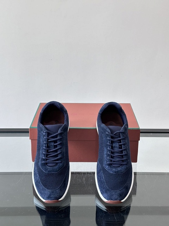 Мужские кроссовки Loro Piana Week End Walk - Navy