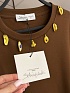Женская базовая футболка Schiaparelli premium - Brown