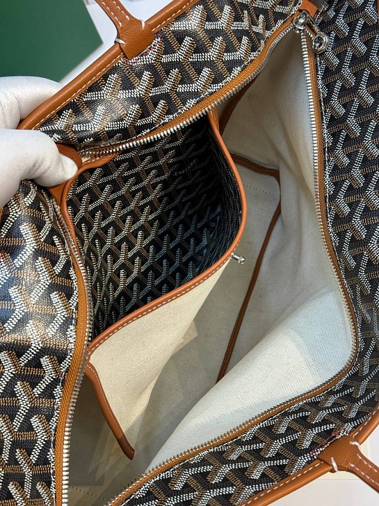 Кожаная сумка Goyard Artois premium 31x24x15 см