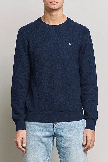 Мужской джемпер Polo Ralph Lauren pony-embroidered - Navy   