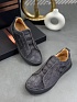 Замшевые кроссовки Zegna Triple Stitch