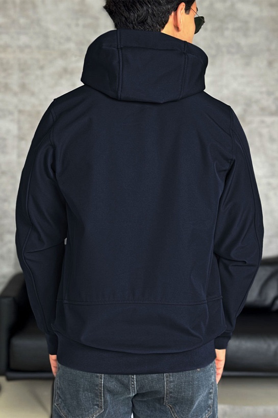 Синяя ветровка C.P. Company Pro-Tek lens detail