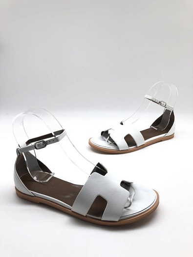 Женские сандалии Hermes Santorini - White   