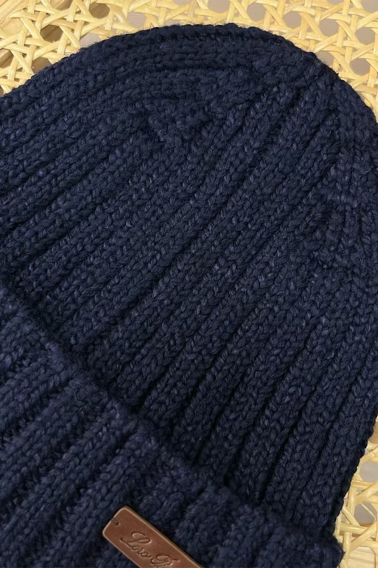 Мужская шапка Loro Piana Niseko Premium - Navy