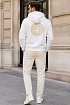 Белая мужская кофта Collaboration Fendi x Versace Fendace Logo