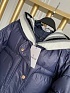 Темно-синяя женская куртка Moncler
