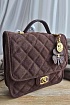 Замшевая сумка Chanel 21x19 см - Brown