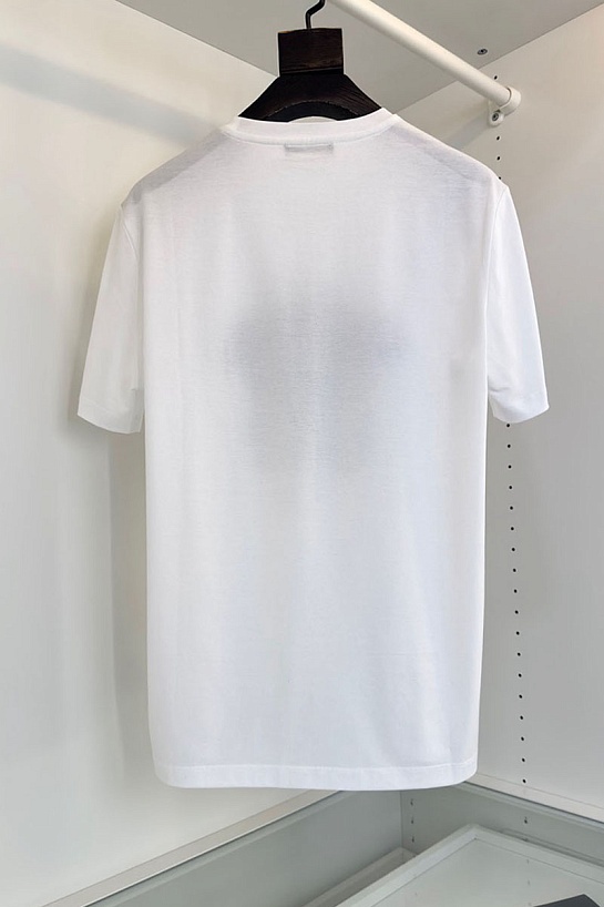 Мужская футболка Versace Medusa logo-embroidered - White