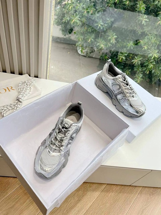 Женские кроссовки Dior Chrono Premium - Grey