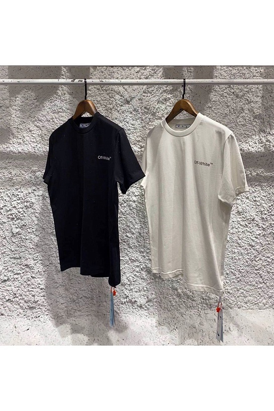 Чёрная оверсайз футболка Off-White Caravaggio Painting