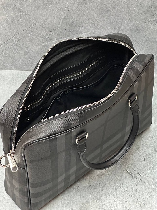 Мужской портфель Burberry Ainsworth Premium 37x26x9 см - Black
