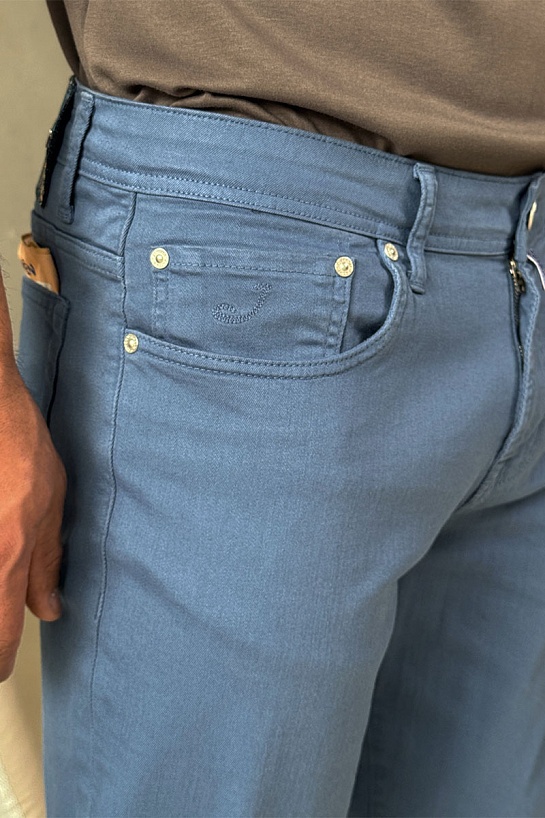 Мужские синие джинсы Jacob Cohen straight fit