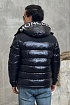 Мужская черная куртка Moncler Gombei