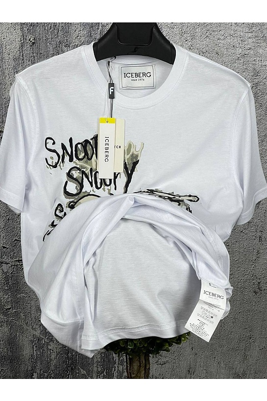 Мужская футболка Iceberg "Snoopy" - White