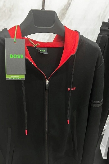 Чёрный спортивный костюм Hugo Boss   