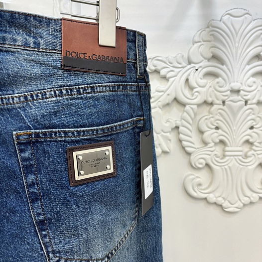 Мужские синие джинсы Dolce & Gabbana Premium   