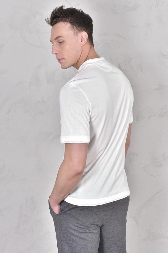 Футболка Brunello Cucinelli Premium layered-effect - White