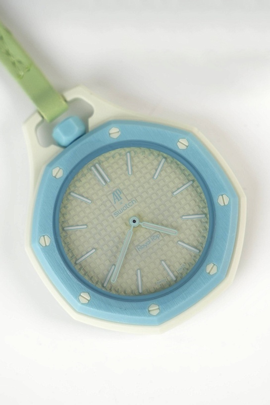 Часы Audemars Piguet x Swatch "Royal Pop" Blaue Acht premium