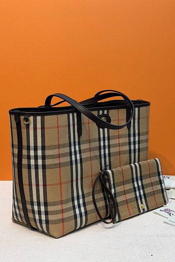 Кожаная сумка Burberry Medium Reversible Bloomsbury ​premium 37,5x17x30 см   