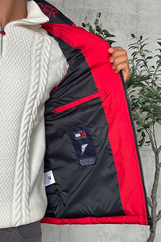 Мужской красный жилет Tommy Hilfiger