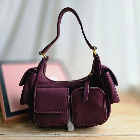 Женская замшевая сумка MIU MIU 21x12 см (2 расцветки)
