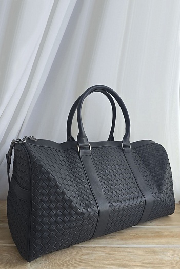 Кожаная дорожная сумка Bottega Veneta Kippo 50x20 см   