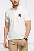 Мужское белое поло Tommy Hilfiger Essential Monogram