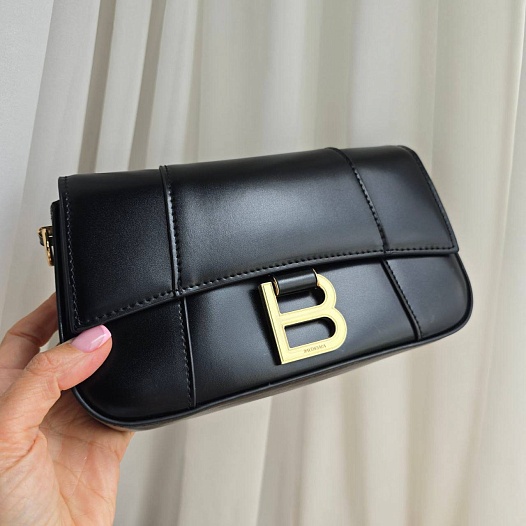 Кожаная сумка Balenciaga Hourglass 22x13 см   