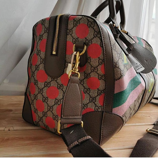 Кожаная сумка Gucci 100 Duffle Bag 45x28 см (3 расцветки)   