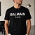 Футболка чёрного цвета Balmain Paris logo-print