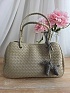 Кожаная сумка Bottega Veneta Basket 30x20 см - Beige