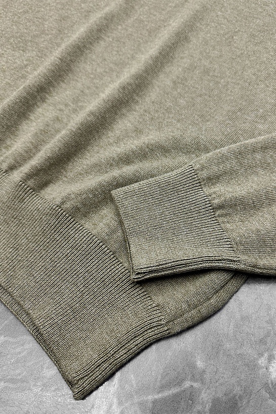 Мужская зелёная кофта Armani Exchange