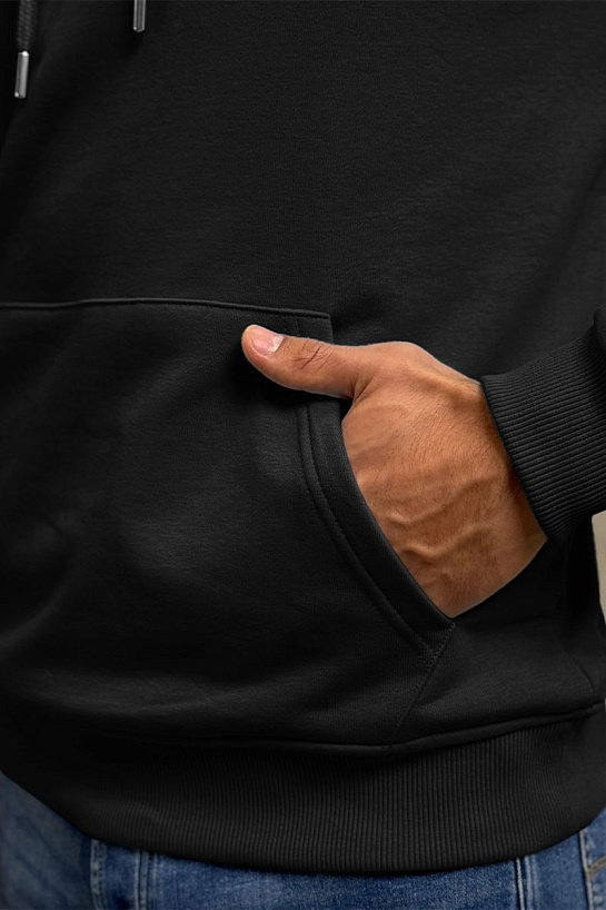 Мужское худи Tommy Hilfiger чёрного цвета