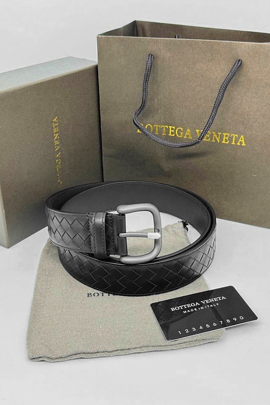 Кожаный ремень Bottega Veneta (ширина 3.8 см, длина 95 / 100 / 105 см)