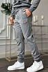 Серый спортивный костюм Moncler logo-embroidered