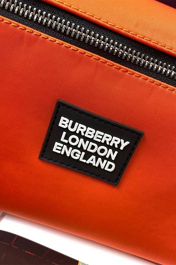 Нейлоновый рюкзак Burberry London England logo-patch 40x30 см   