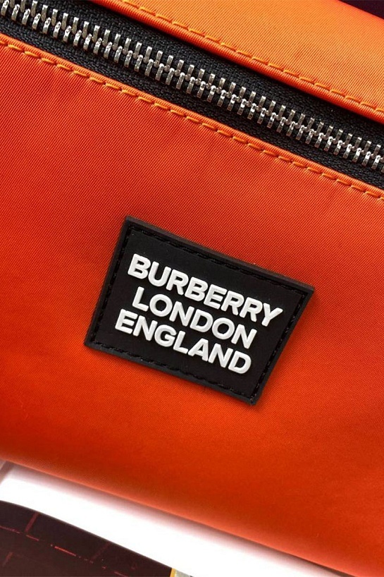 Нейлоновый рюкзак Burberry London England logo-patch 40x30 см