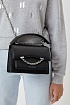 Кожаная сумка-сетчел Karl Lagerfeld Seven 21x15 см